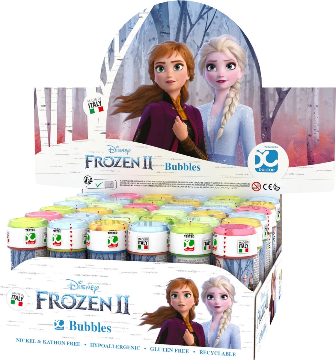 Disney 24x La Reine Des Frozen 2 Bouteilles à Bulles Avec Jeu 60 Ml Pour Enfants - Jouets Distributeurs - Speelgoed à Saisir – Image 2