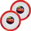 2x Sachets D'assiettes Petit-déjeuner En Plastique Profondes Disney Cars 16 Cm - Assiettes Enfant Incassables