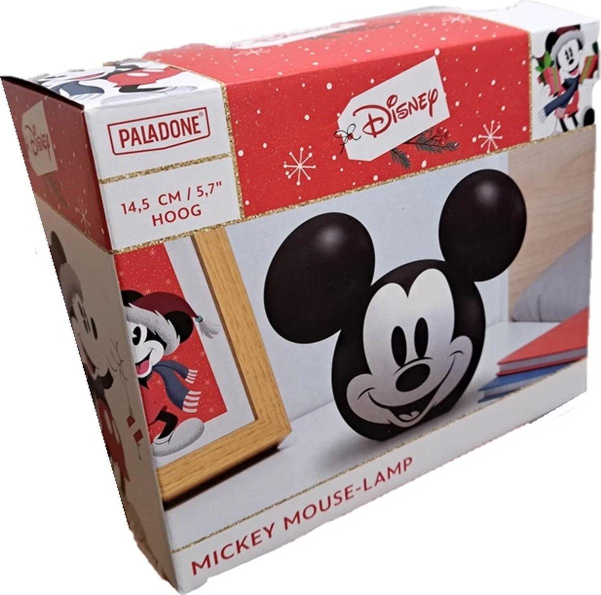 Lampe 3D Disney Mickey Mouse - 14,5 Cm - Chambre D'enfant - Chambre - Salon - Sur Piles – Image 3