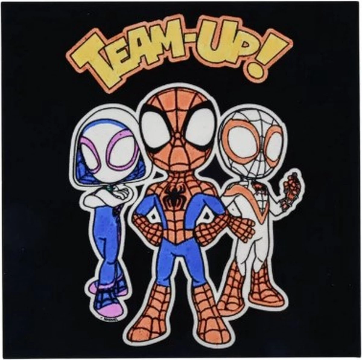 Disney Spidey 5 Feutres - Coloriages En Feutre Spiderman - 5 Pièces - Couleurs En Feutre - 18 X 18 Cm - Coloriages De Luxe De Marvel Avengers Spiderman - Marvel Spidey Amazing Friends Coloriage / Dessin - Jeu Créatif Pour Les Enfants – Image 3