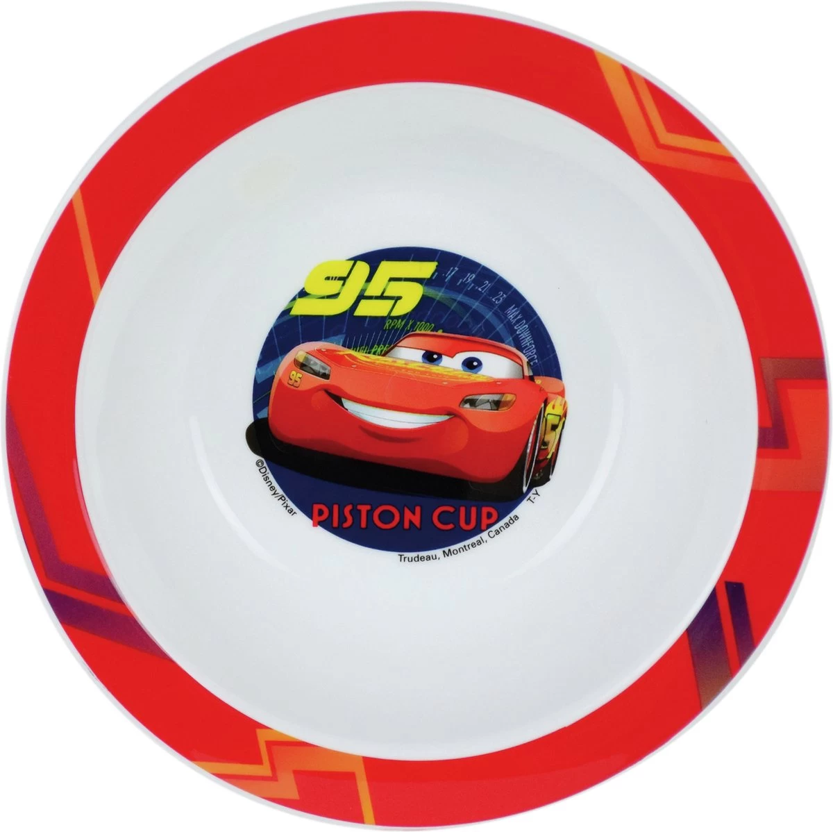 2x Sachets D'assiettes Petit-déjeuner En Plastique Profondes Disney Cars 16 Cm - Assiettes Enfant Incassables – Image 2