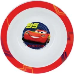 Assiette Petit-déjeuner En Plastique Profonde Disney Cars 16 Cm - Assiettes Enfant Incassables