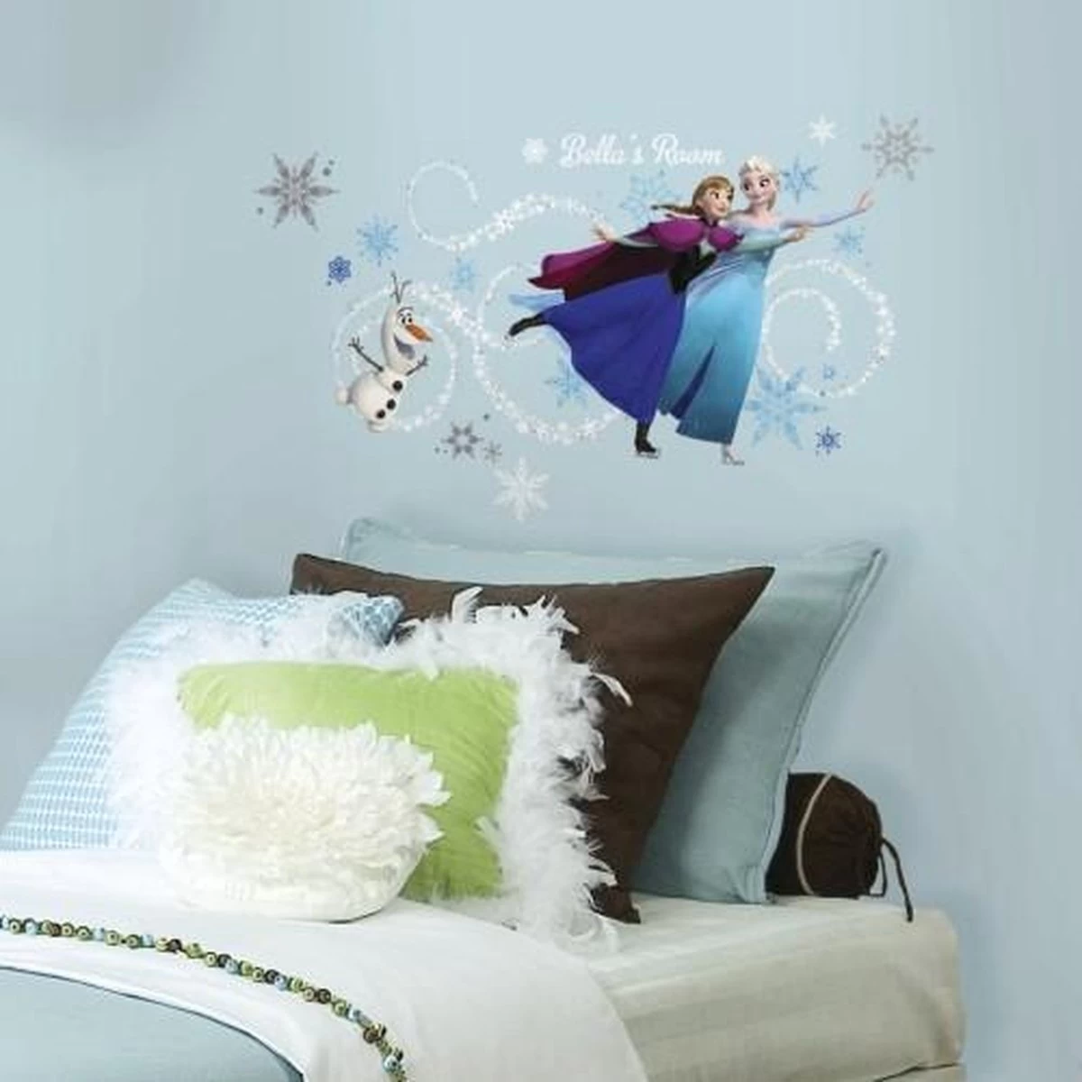 RoomMates Disney Frozen Elsa, Anna And Olaf - Sticker Mural - 13x46 Cm - Multi – Image 5