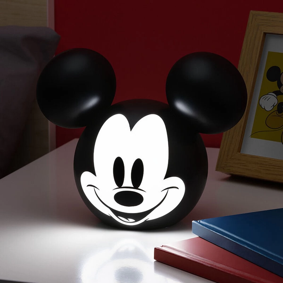 Lampe 3D Disney Mickey Mouse - 14,5 Cm - Chambre D'enfant - Chambre - Salon - Sur Piles – Image 4