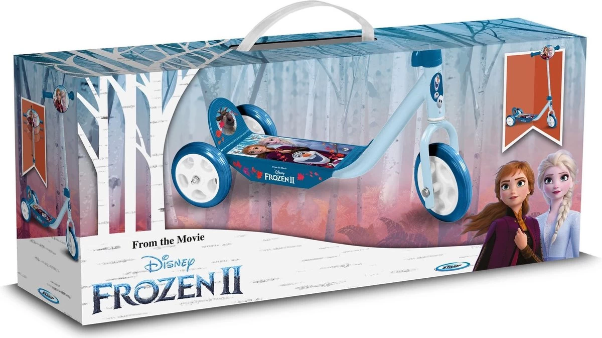 Trottinette Pour Enfants à 3 Roues La Reine Des Disney Frozen - Step - Filles - Blauw; Bleu Clair – Image 2