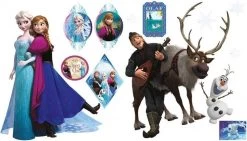 Disney Frozen Family - Stickers Muraux 2 X Feuille A3 - Multi