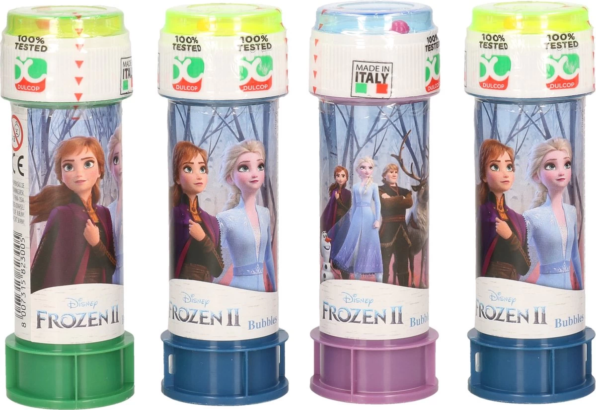 Disney 24x La Reine Des Frozen 2 Bouteilles à Bulles Avec Jeu 60 Ml Pour Enfants - Jouets Distributeurs - Speelgoed à Saisir