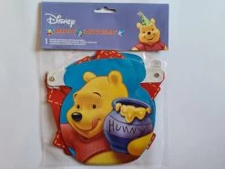 Disney - Winnie L'ourson - Bannière Happy Anniversaire - Guirlande - Décoration - Fête D'enfants - Fête