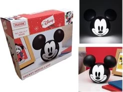 Lampe 3D Disney Mickey Mouse - 14,5 Cm - Chambre D'enfant - Chambre - Salon - Sur Piles