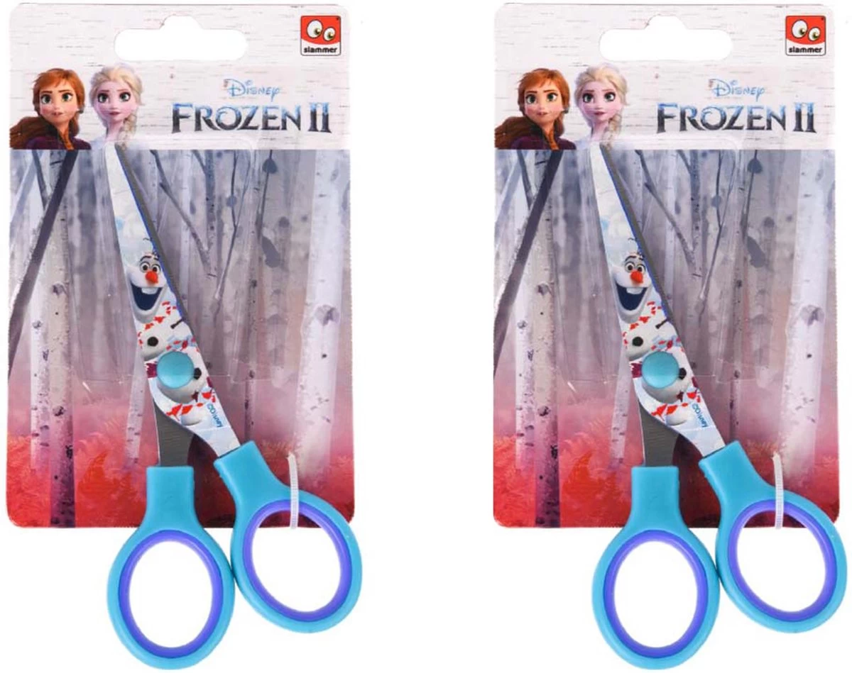 Ciseaux Disney Frozen - 2 Pièces - Ciseaux Pour Enfants - Coupe Pour Enfants - Artisanat - Elsa - Olaf - Fournitures D'artisanat - Ciseaux De Coupe – Image 2