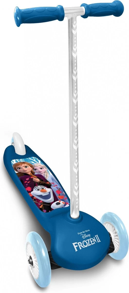 Trottinette Pour Enfants Ă 3 Roues La Reine Des Neiges De Disney - Step - Filles - Bleu