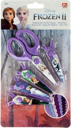 Disney Frozen Ciseaux Frozen II - Ciseaux Set II Surgelés - Ciseaux Surgelés - Ciseaux Elsa - Ciseaux Anna - 4 Ciseaux Remplaçables