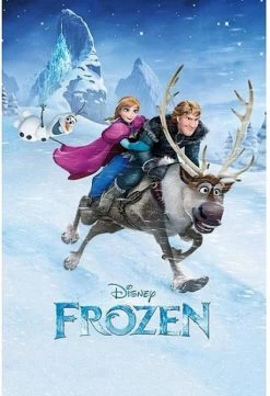 Disney Affiche Frozen Ride 61 X 91,5 Cm - Affiche De Film