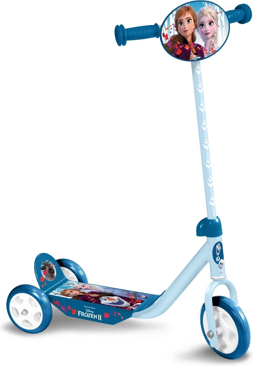 Trottinette Pour Enfants Ă 3 Roues La Reine Des Disney Frozen - Step - Filles - Blauw; Bleu Clair