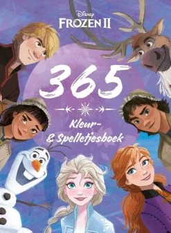 Cahier De Coloriage Et De Jeux La Reine Des Disney Frozen - 365 Activités - Pour Les Vacances - Format A4