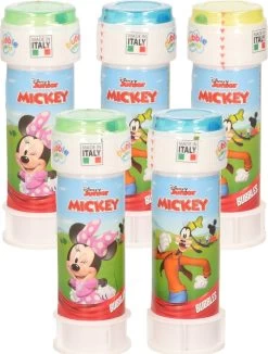 Disney 10x Bouteilles Ă Bulles Mickey Mouse Avec Jeu 60 Ml Pour Enfants - Jouets Distributeurs - Speelgoed Ă Saisir