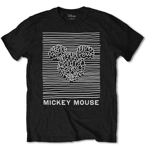 T-shirt Disney: Mickey Mouse Unknown Pleasures