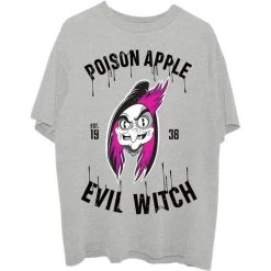 T-shirt Disney Unisexe - Design: Snow White Evil Witch Poison Apple