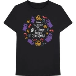 T-shirt Disney Unisexe - Design: The Nightmare Before Christmas Character Flight