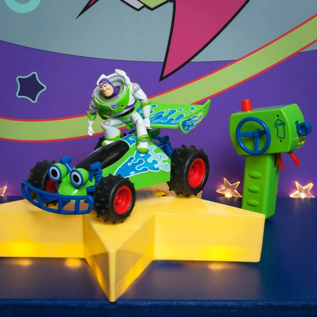 Disney Buggy Radiocommande Buzz L’Éclair Fonction Turbo – Image 3
