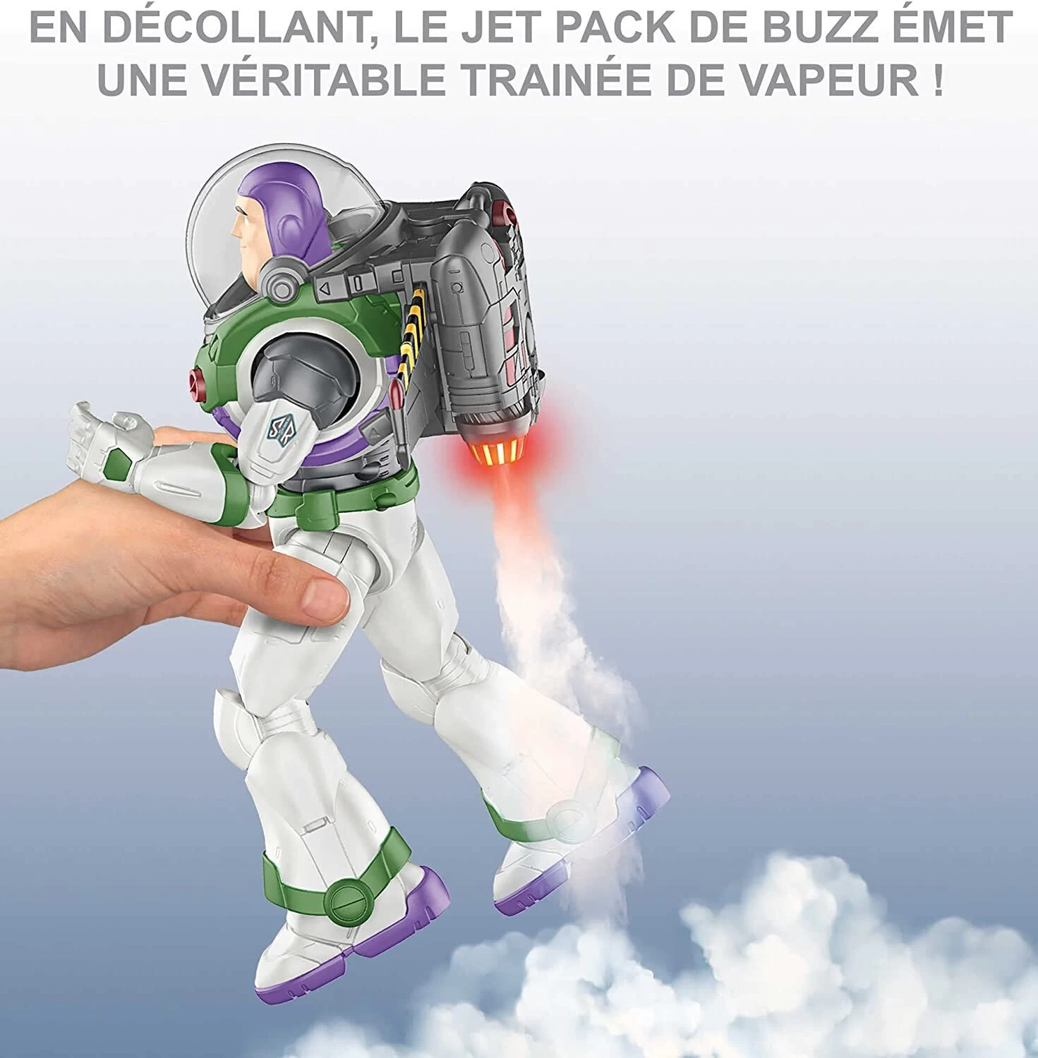 Disney / Pixar Grande Figurine Buzz L'Éclair Articulé Et Animée Avec Son Jet Pack – Image 6