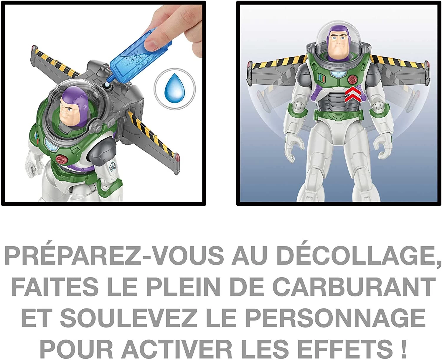 Disney / Pixar Grande Figurine Buzz L'Éclair Articulé Et Animée Avec Son Jet Pack – Image 5