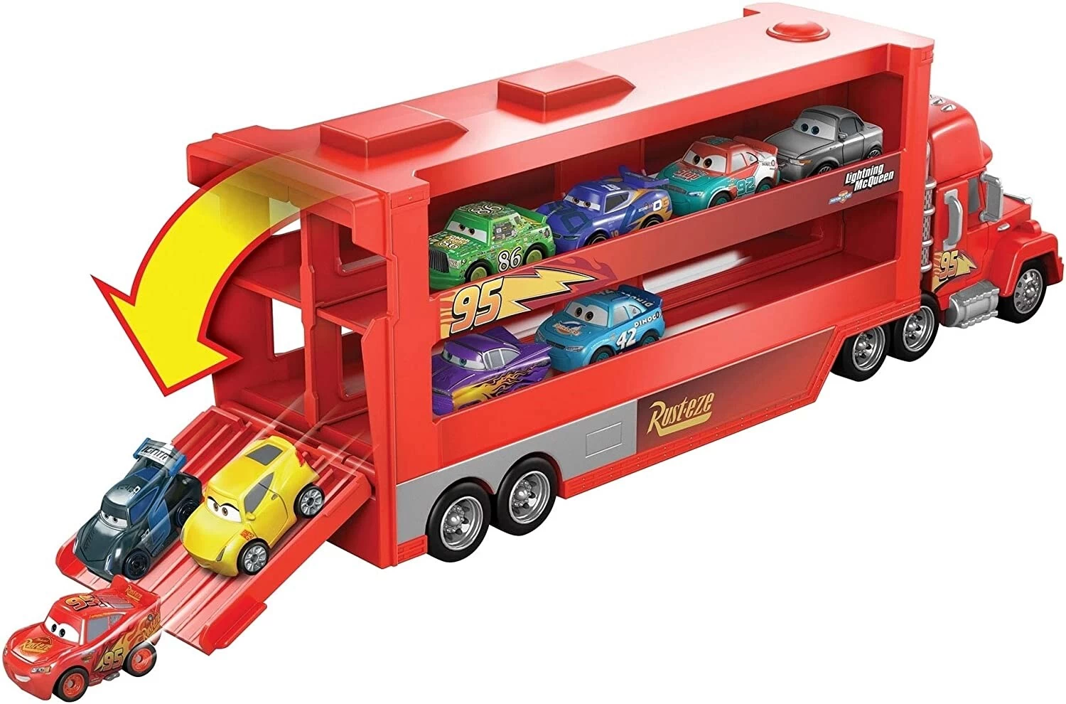 Disney / Pixar Transporteur Mack Avec Mini Voiture Flash McQueen Cars – Image 5